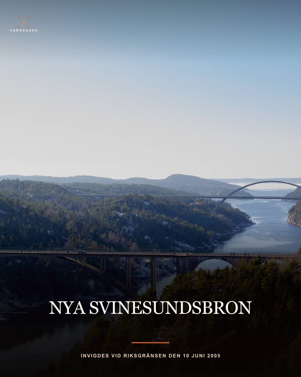 Nya Svinesundsbron mellan Sverige och Norge