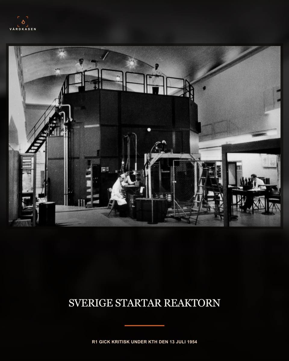 Reaktorn R1 under KTH i Stockholm, Sveriges första kärnreaktor.