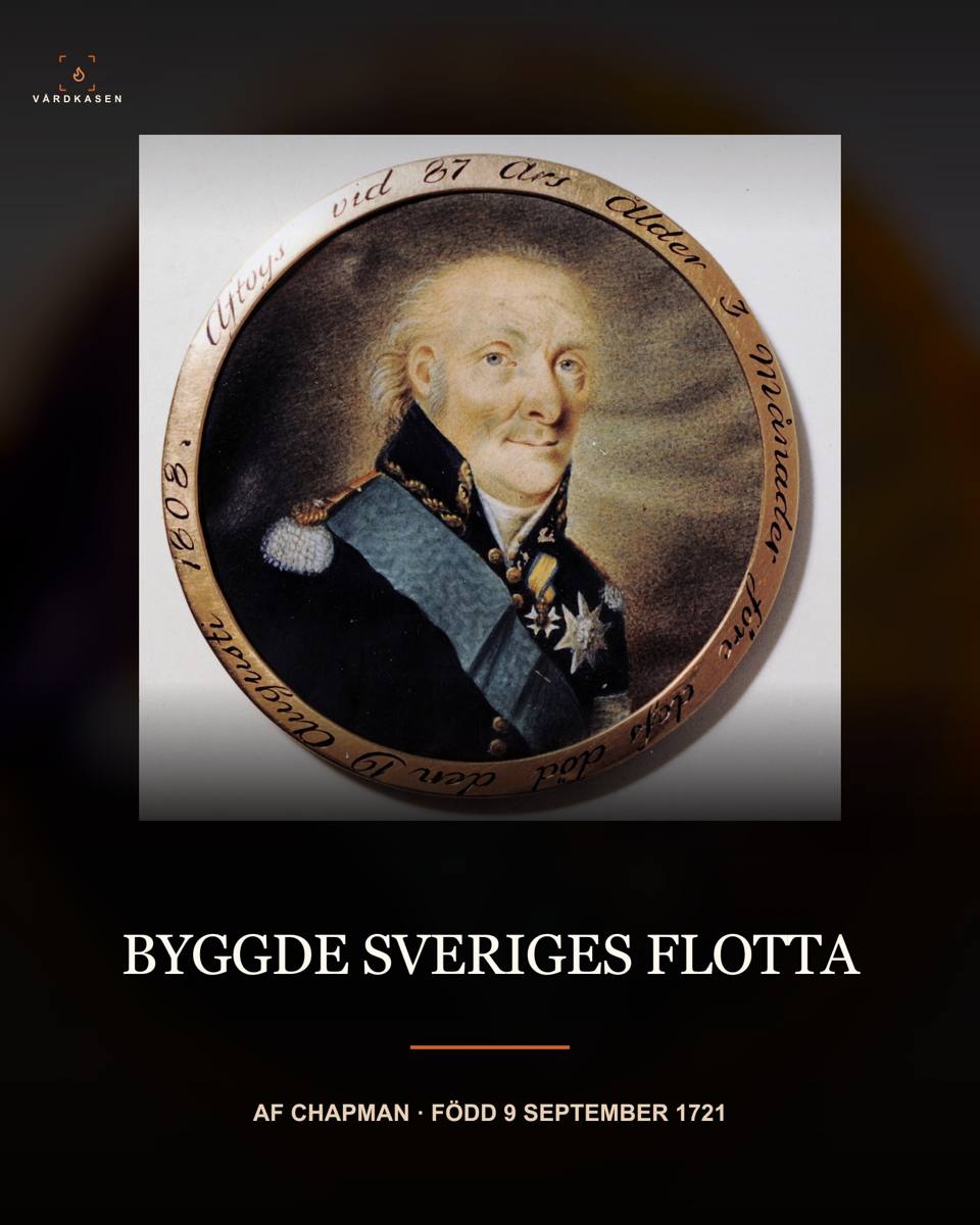Anders Gustaf Andersson: Fredrik Henrik af Chapman, Nationalmuseum NMB 2407. Foto Rikard Karlsson/Nationalmuseum, public domain. Tonad och försedd med text.
